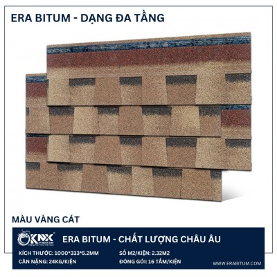 NGÓI BITUM ĐA TẦNG - VÀNG CÁT