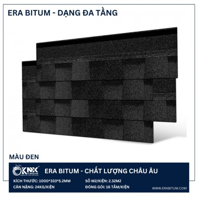 NGÓI BITUM ĐA TẦNG - MÀU ĐEN