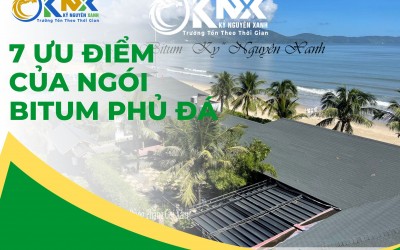 7 ưu điểm của ngói bitum phủ đá Kỷ Nguyên Xanh mà bạn nên biết