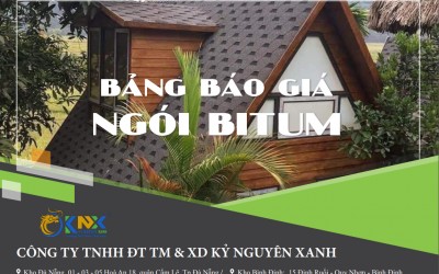 BẢNG BÁO GIÁ NGÓI BITUM PHỦ ĐÁ MỚI NHẤT - ERABITUM