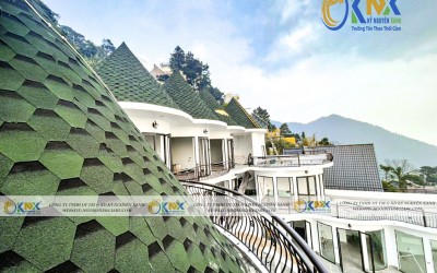 NGÓI BITUM PHỦ ĐÁ TẠI TAM ĐẢO - VĨNH PHÚC